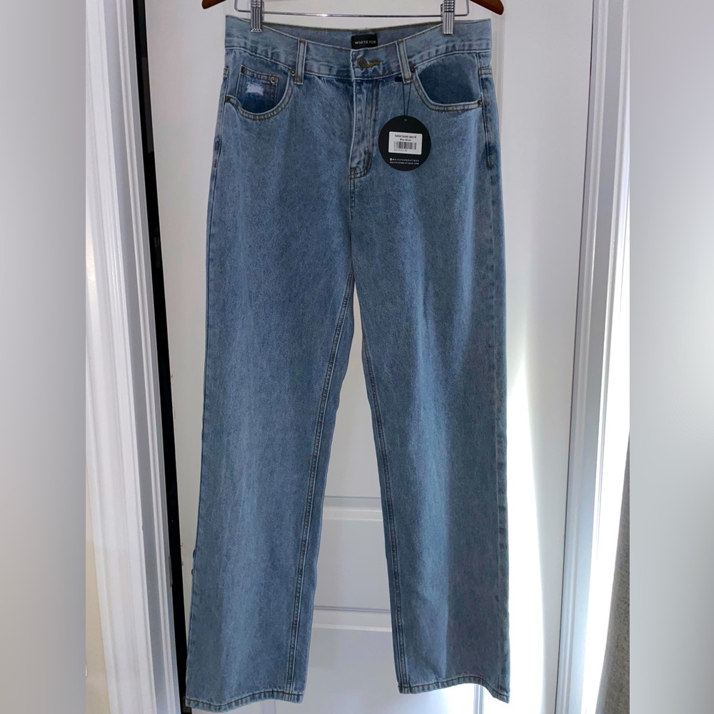 White fox boutique denim jeans size medium